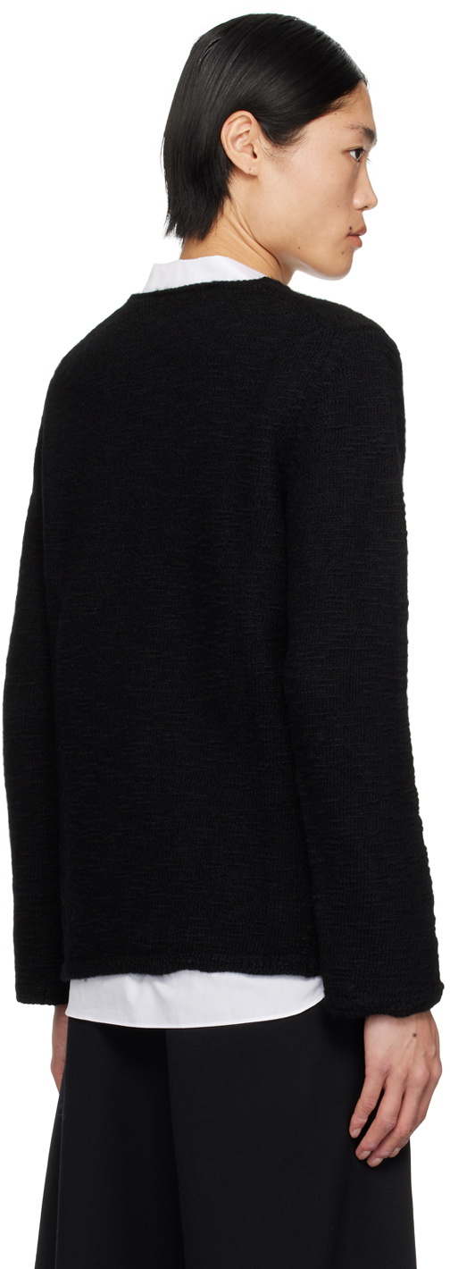 Black Comme des Garçons Black Distressed Sweater
