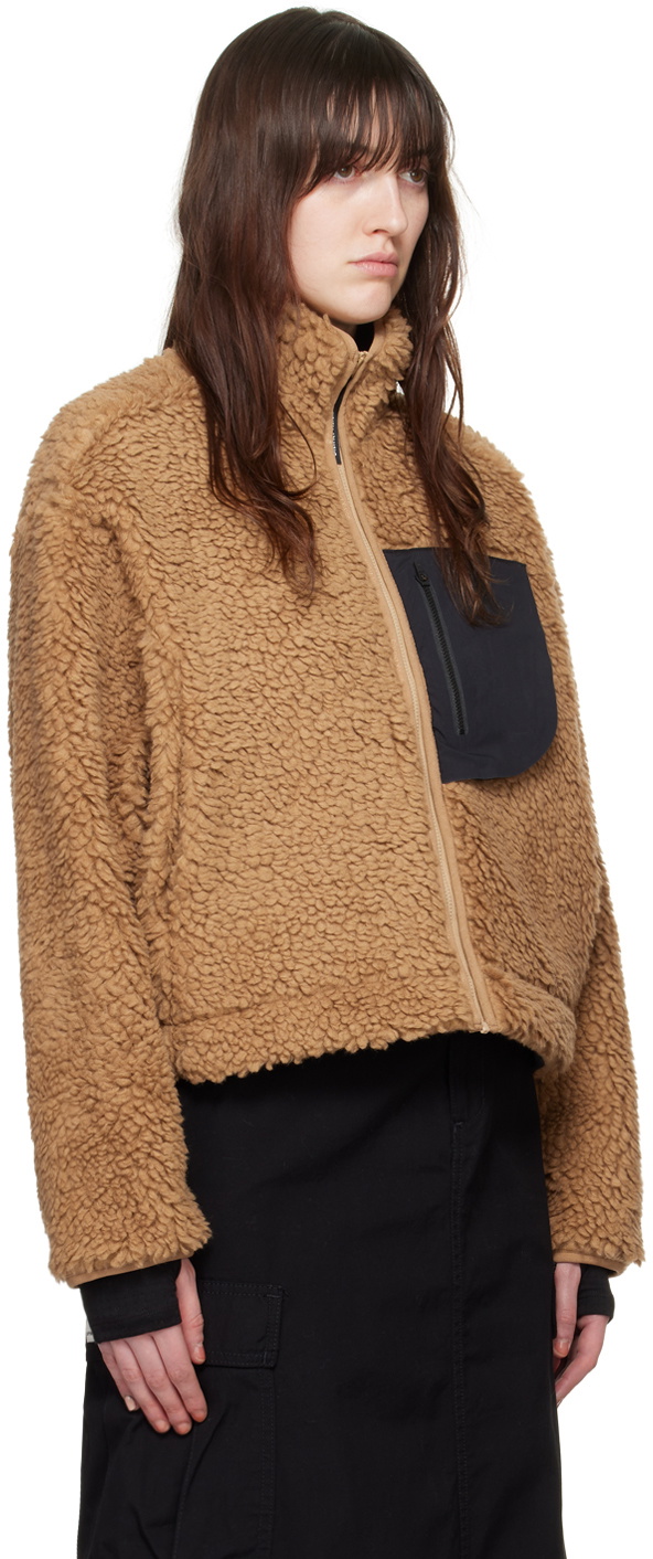 District Vision Tan Cropped Jacket