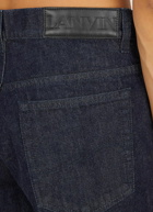 Panelled Jeans in Blue