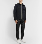 Belstaff - Gurnard Striped Brushed-Cotton Jersey T-Shirt - Black