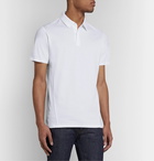 Derek Rose - Ramsay Stretch Cotton and Tencel-Blend Piqué Polo Shirt - White