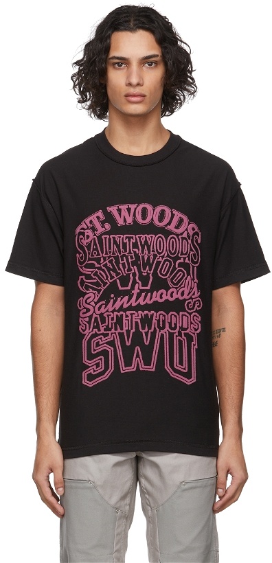 Photo: Saintwoods Black Seven T-Shirt