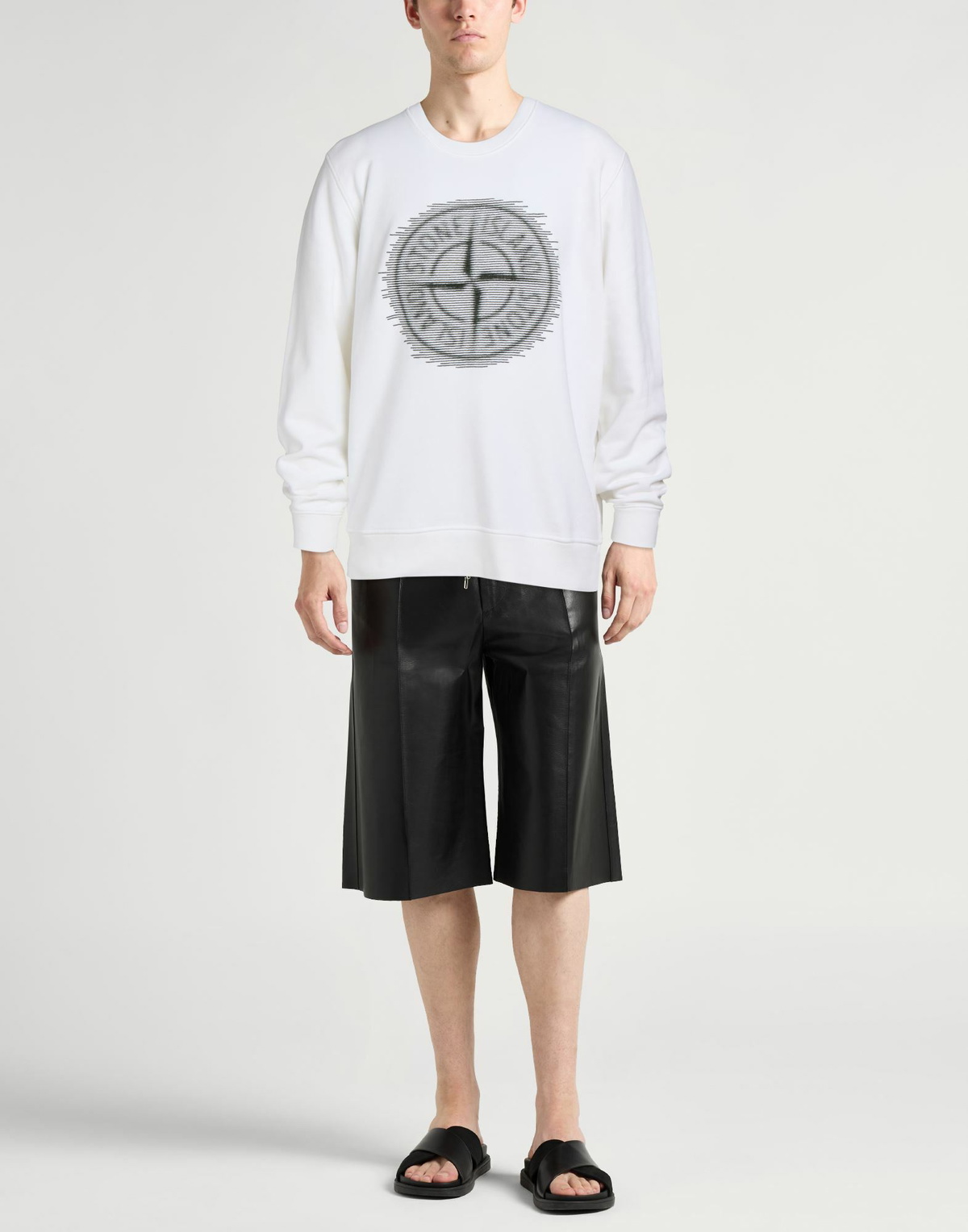 Stone Island Mens Sweatshirt in White