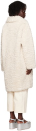 Stand Studio Off-White Anika Faux-Fur Coat