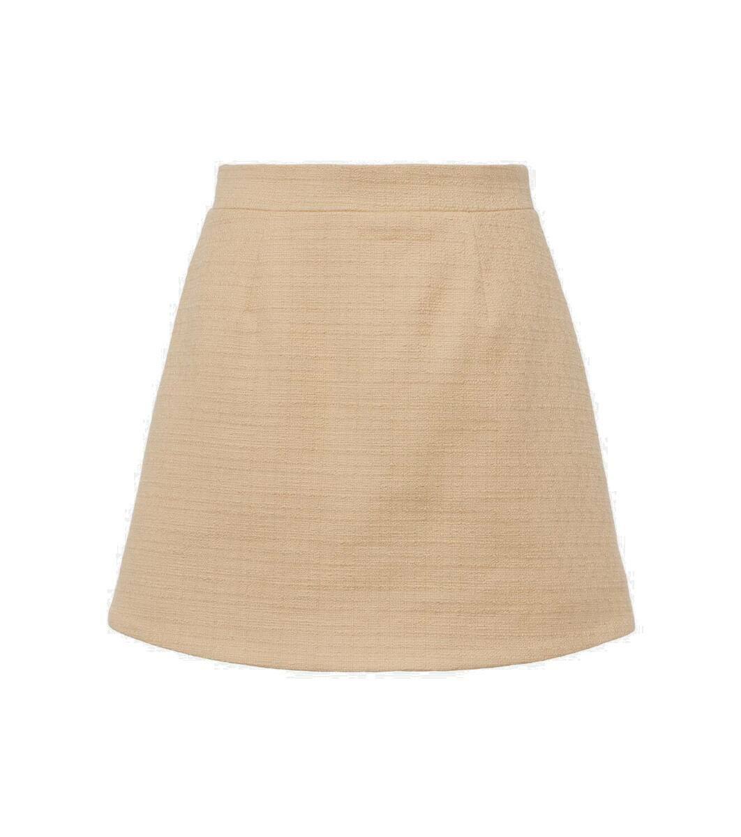 PATOU - Curve Skirt With Tapisserie Print