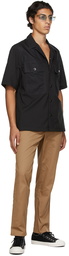 Burberry Black Nylon Short Sleeve Shirt