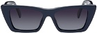 ANINE BING Navy Levi Sunglasses