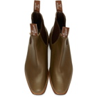R.M. Williams Khaki Yearling Comfort Craftsman Chelsea Boots