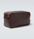 Brunello Cucinelli Leather toiletry bag