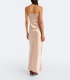 Aya Muse Myra lace and satin gown