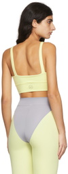 HÉROS SSENSE Exclusive Yellow Recycled Polyester Sport Top