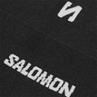 Salomon Men's 365 CREW SOCK in Black/White