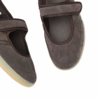 Adidas Women's Samba Jane Sneaker in Aurora Coffee/Aurora Coffee/Gold Met.