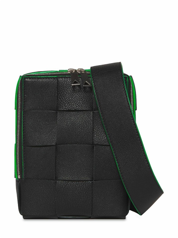 Photo: BOTTEGA VENETA - Mini Intreccio Leather Crossbody Bag