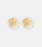 Burberry EKD gold-plated freshwater pearl earrings