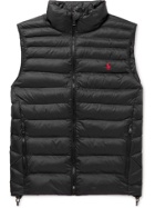 Polo Ralph Lauren - Logo-Embroidered Quilted Padded Recycled Nylon Gilet - Black