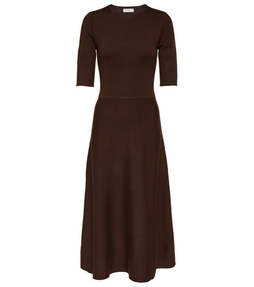 Gabriela Hearst Seymore Wool Cashmere And Silk Dress Gabriela Hearst