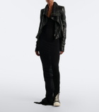 Rick Owens Leather high-top sneakers