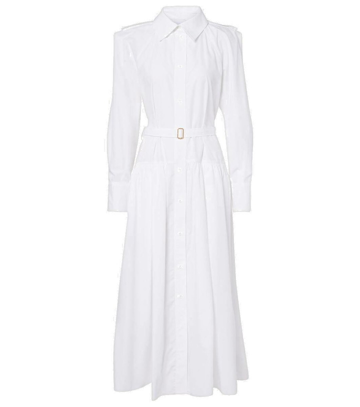 Photo: Patou Belted cotton poplin shirtdress