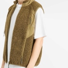 ROA Men's Polar Fleece Vest in Aloe
