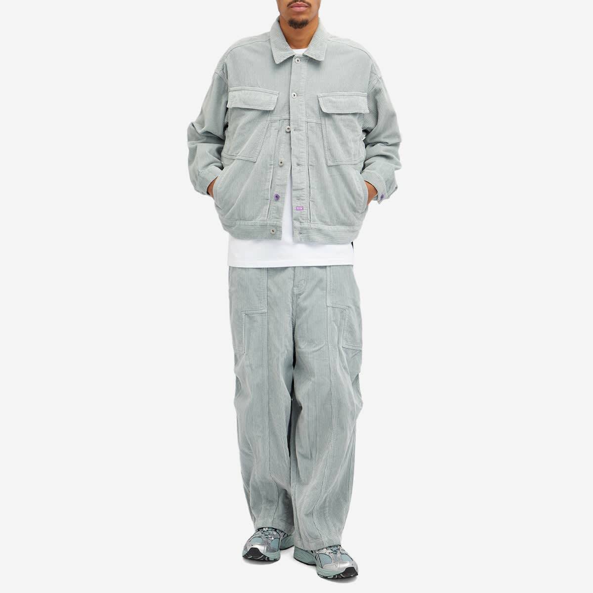 P.A.M. Men's EBB Corduroy Jacket in Sky Grey