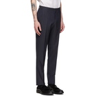 Boss Navy Pinstriped Namil Suit