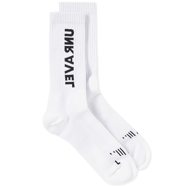 Photo: Unravel Project Unravel Sideway Midhigh Sock White