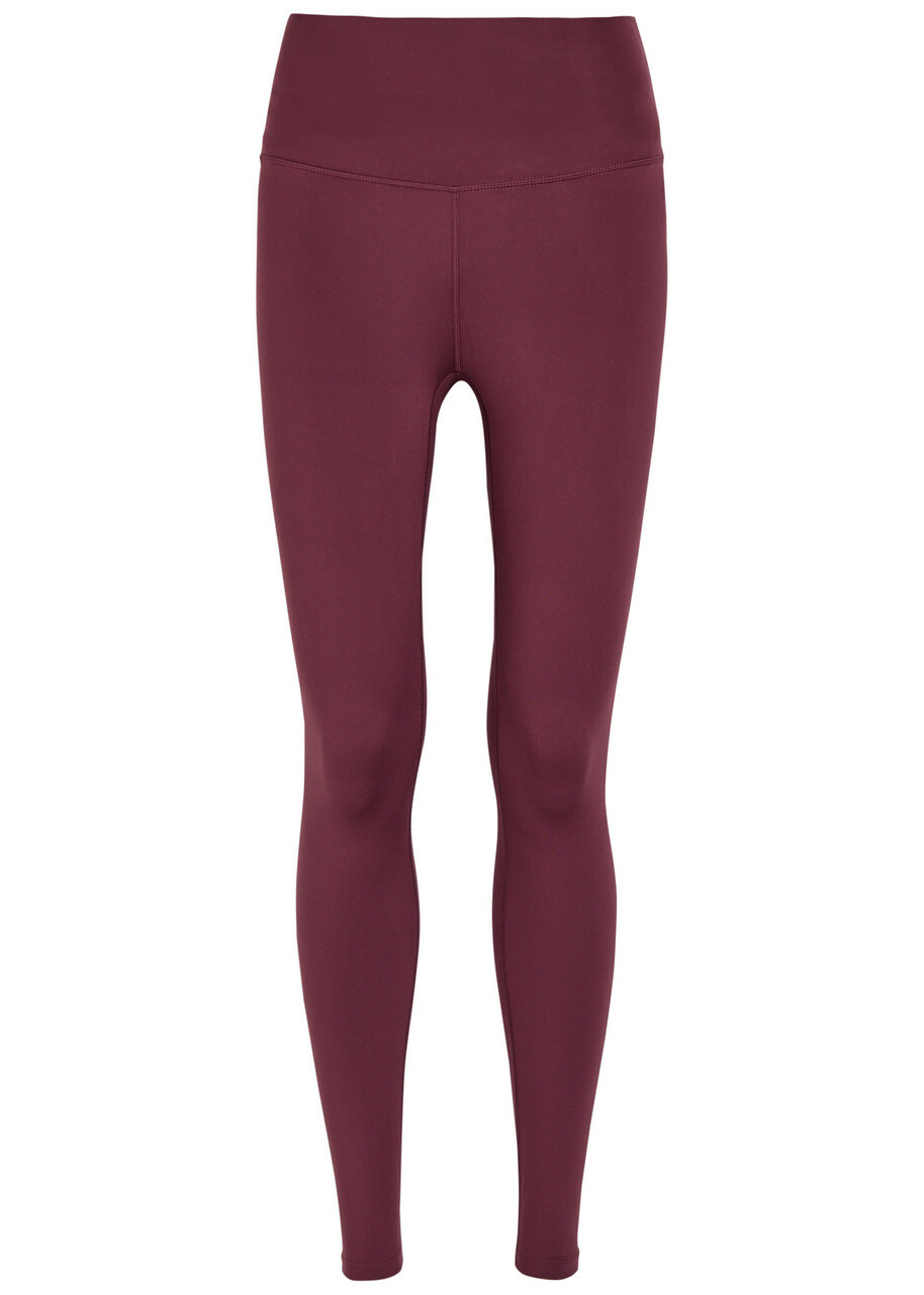 Varley Freesoft Stretch-jersey Leggings Burgundy
