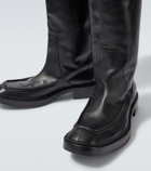 Saint Laurent Joe leather over-the-knee boots
