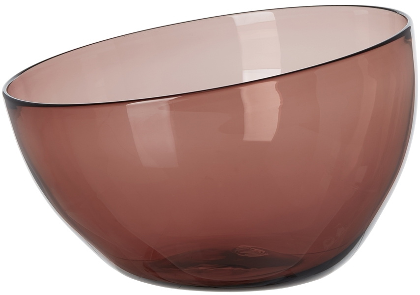 Nate Cotterman Purple Large Tilt Bowl