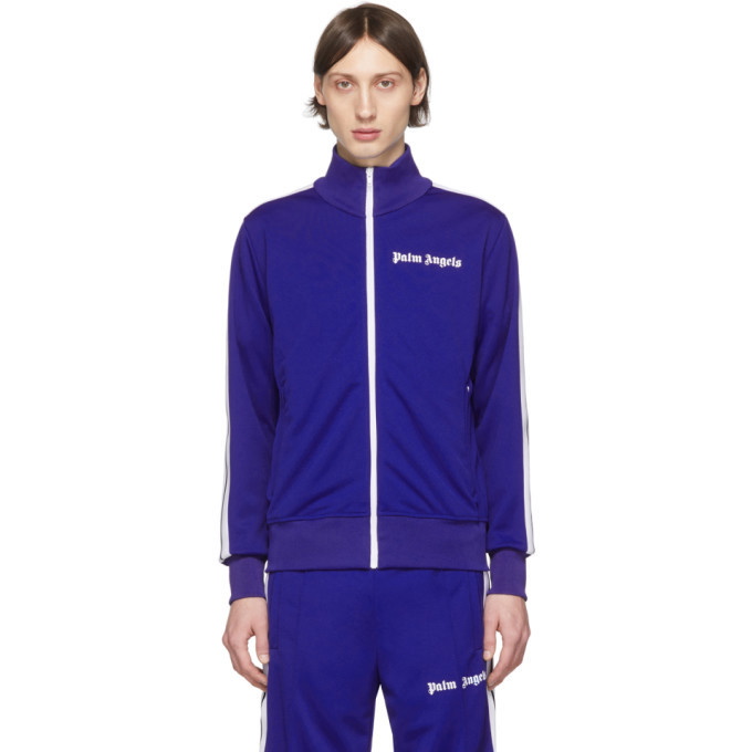 Photo: Palm Angels Blue Classic Track Jacket