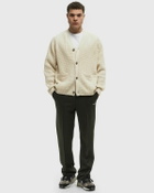 Les Deux Grady Waffle Cardigan Beige Mens Zippers & Cardigan