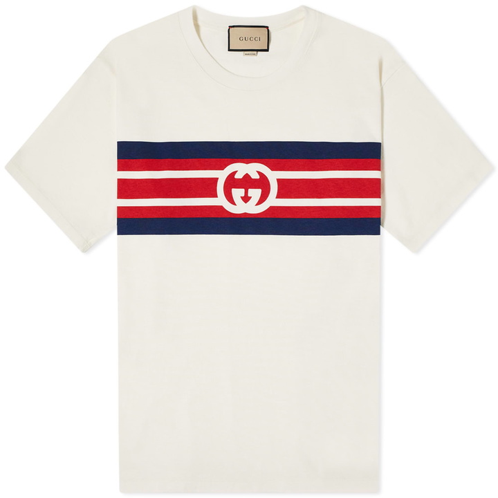 Photo: Gucci Grg Stripe Interlock Tee