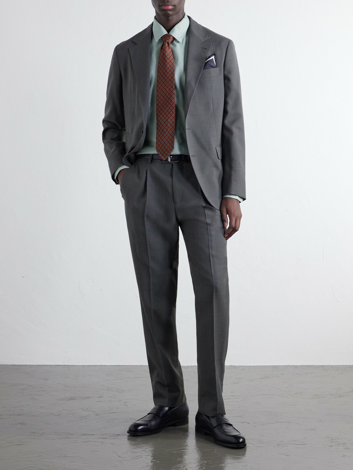 Zegna - Cotton and Cashmere-Blend Oxford Shirt - Green