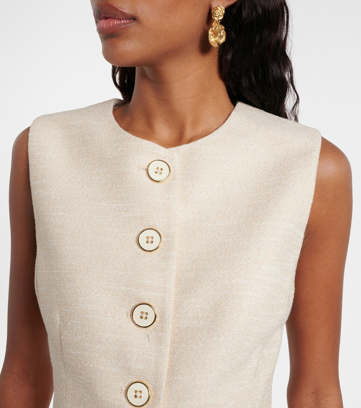 Rebecca Vallance Winnie tweed vest