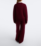 Lisa Yang Veda cashmere barrel-leg pants