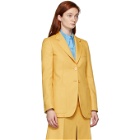 Stella McCartney Yellow Recycled Amanda Tailored Jacket
