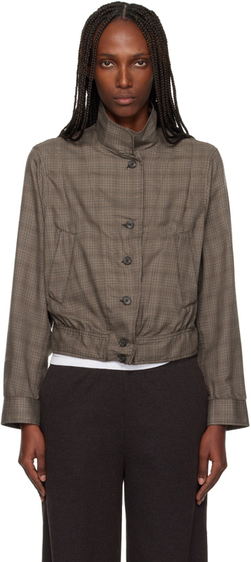 Photo: OUR LEGACY Brown Tuxedo Bomber Jacket