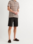 MASSIMO ALBA - Malibu Printed Cotton Shirt - Brown