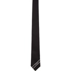 Givenchy Black and White Logo Band Tie