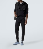 Prada Re-Nylon and cotton-blend hoodie