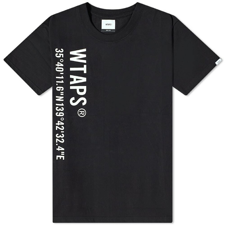 Photo: WTAPS Men's GPS Print T-Shirt in Black