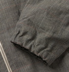 De Bonne Facture - Virgin Wool and Linen-Blend Blouson Jacket - Gray