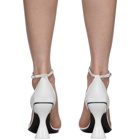 Dorateymur White Strappy Heeled Sandals