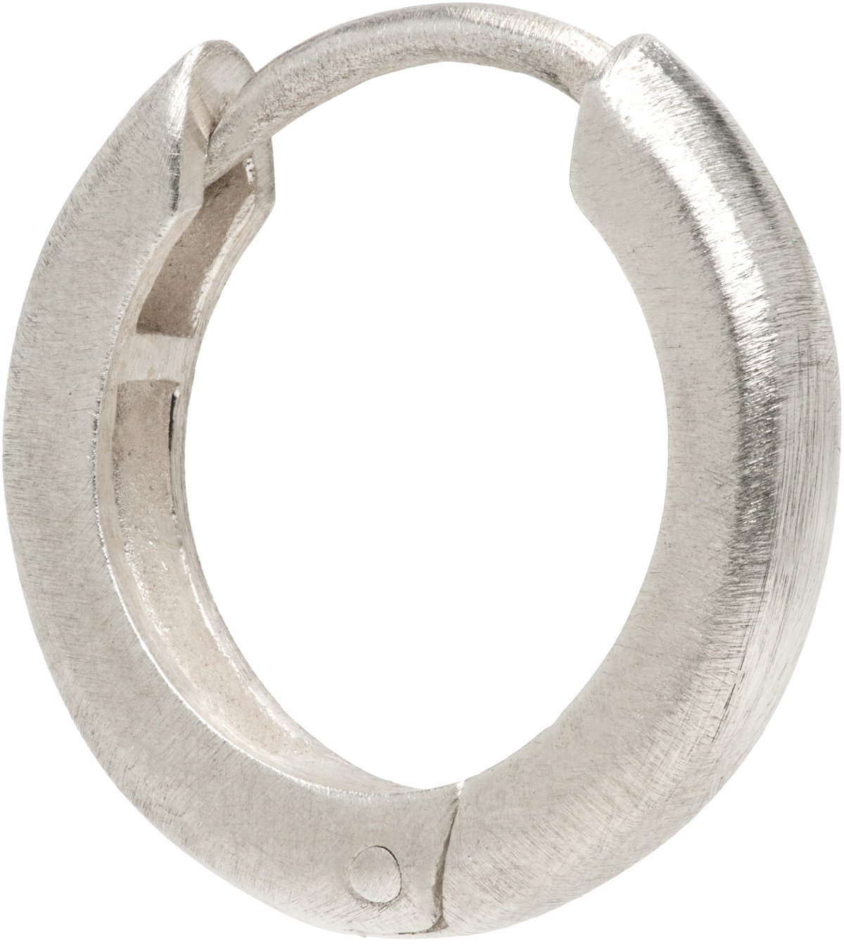 Parts of Four Silver Hoop V2 Single Earring
