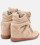 Isabel Marant Bekett suede high-top sneakers