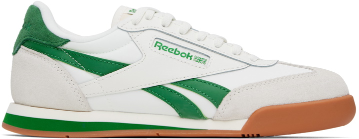 Photo: Reebok Classics White & Green Campio XT Sneakers