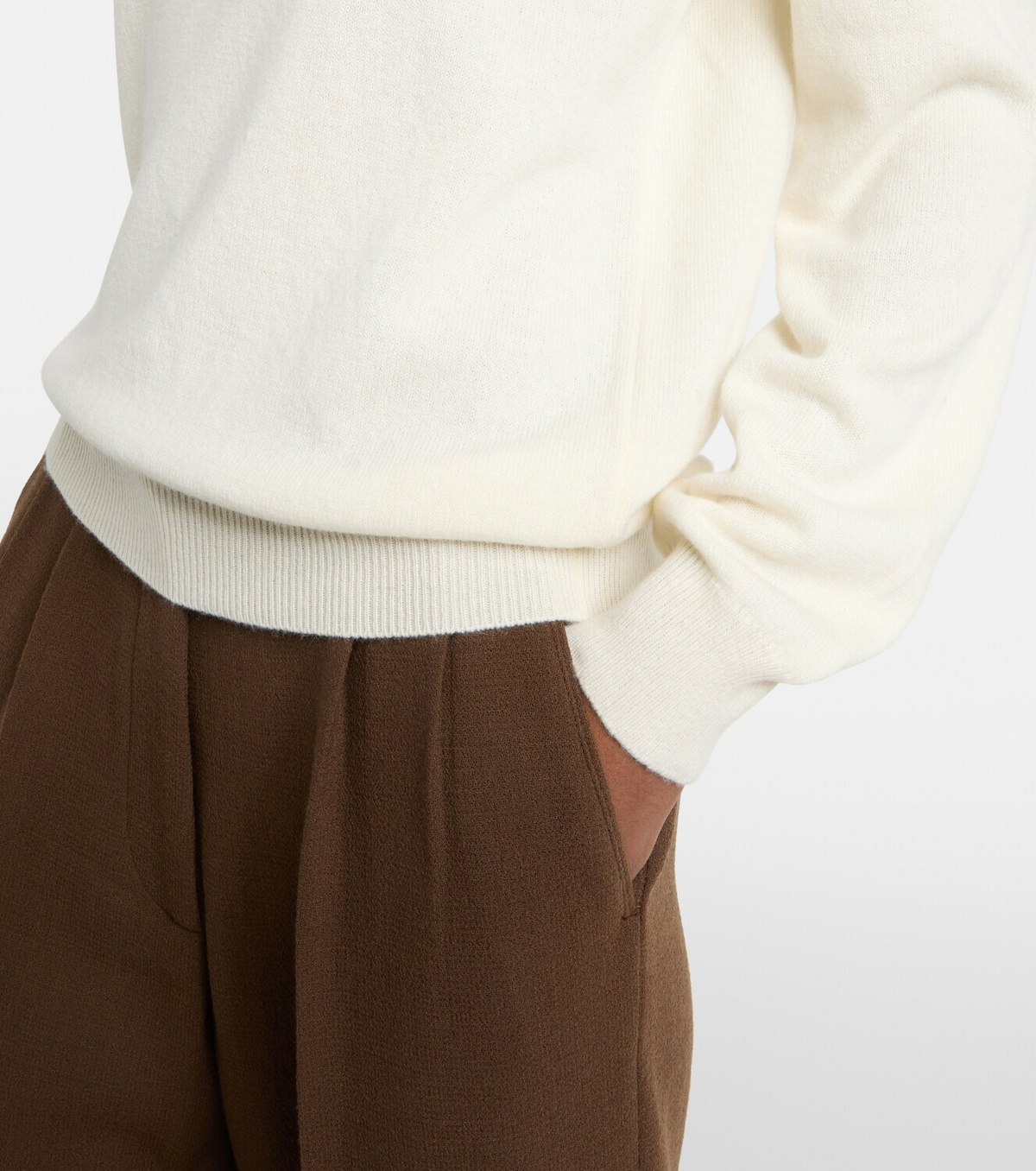 Blazé Milano Highland wool and cashmere polo sweater