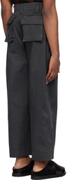 YAKU SSENSE Exclusive Gray Cargo Pants