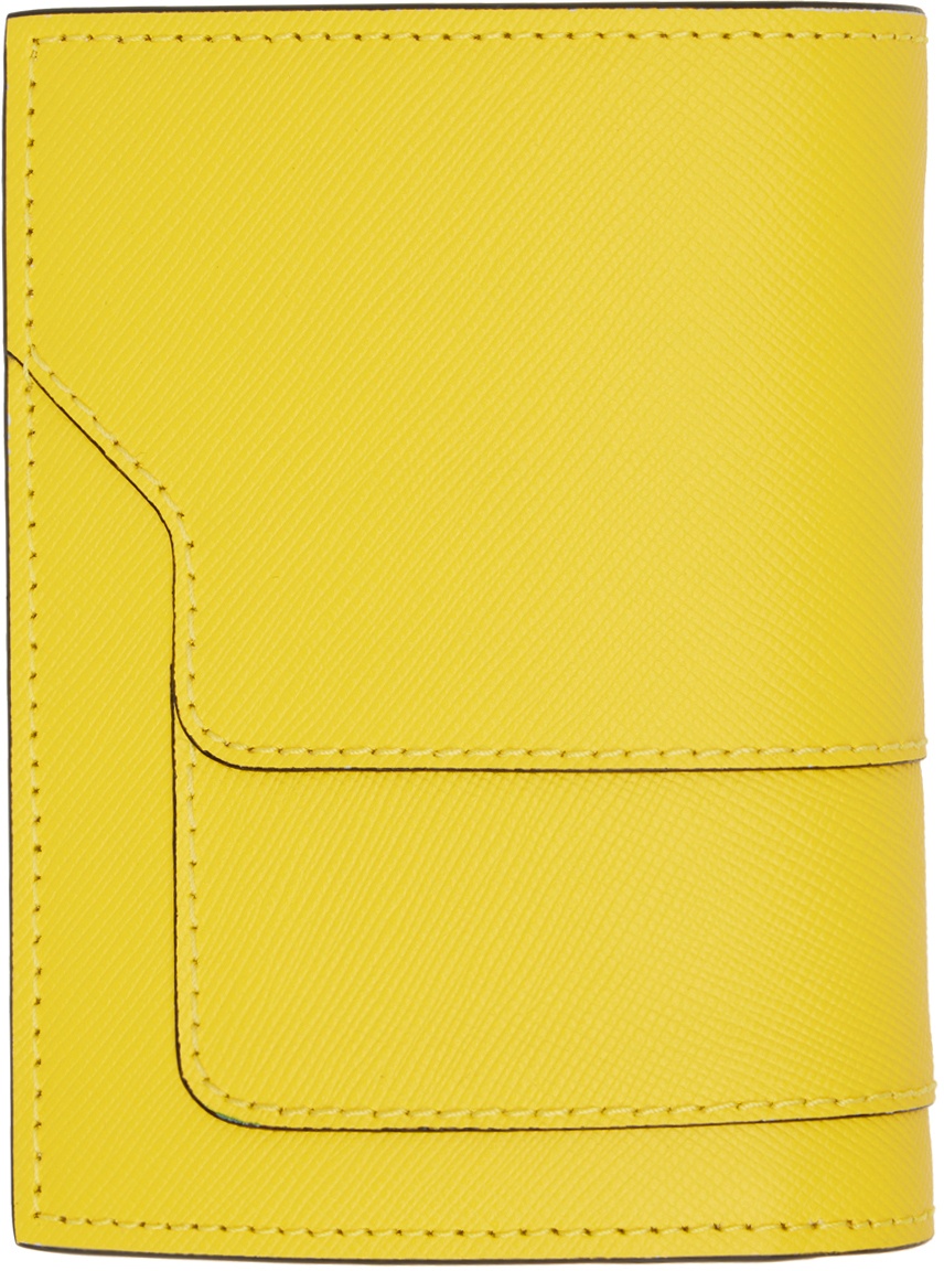 Marni Yellow Bifold Wallet Marni